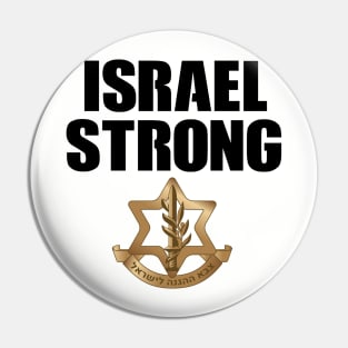 Israel Strong IDF T-shirt Design Pin