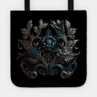 Maximalism intricate gothic Emblem Tote