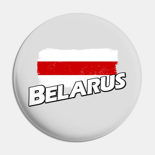 Belarus white-red-white flag Pin by PVVD