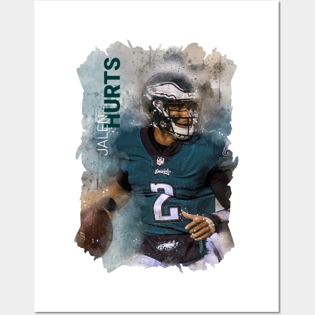 Jalen Hurts Poster Philadelphia Eagles NFL Sports Print 