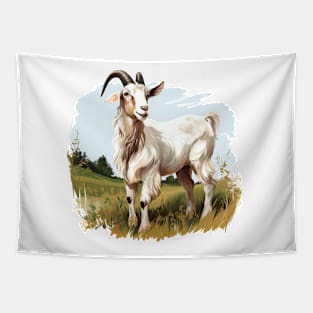 White Goat Tapestry