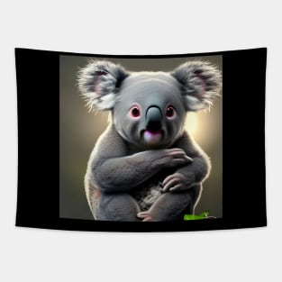 Cute Baby Koala Sitting Tapestry