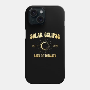 Total Solar Eclipse Path of Totality Countdown April 8th 2024 Phone Case