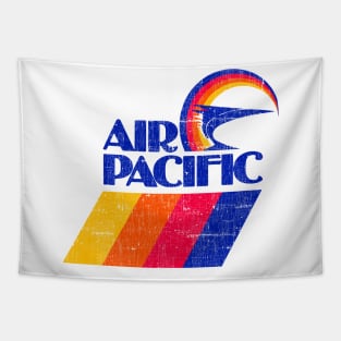 Air Pacific 70s Retro Design Tapestry