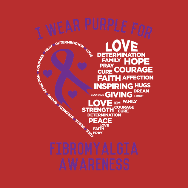 Fibromyalgia Awareness Tee by veerkun