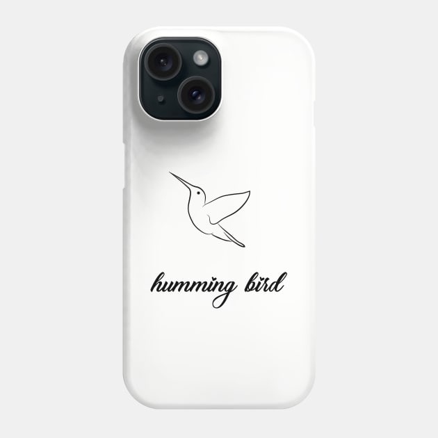 humming bird Phone Case by caladay