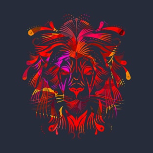 geometric lion T-Shirt