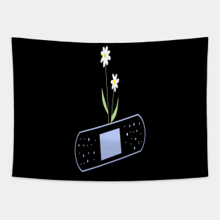 minimalist flower Tapestry