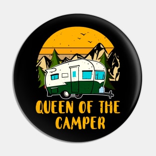 Queen Of The Camper Pin