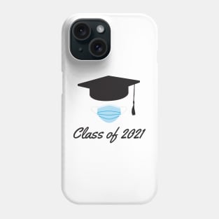 Class of 2021 - Academic cap and face mask Phone Case