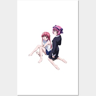 Nana Elfen Lied Fanart Anime Waifu Poster for Sale by Spacefoxart