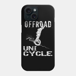 Crazy Offroad Unicycle Mountain Bike Downhill Hero Phone Case