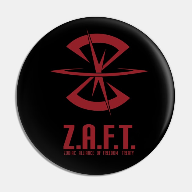 Zodiac Alliance of Freedom Treaty Pin by JamesCMarshall