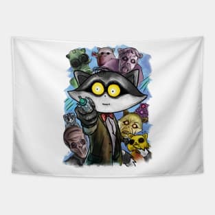 Dr. Who theme - RaccoonMadness.com Board Game Tapestry