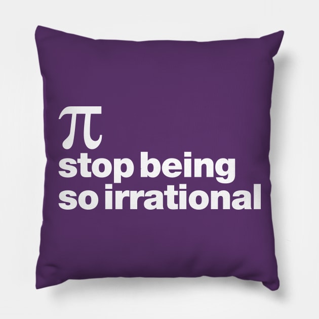 Irrational Pi Pillow by oddmatter