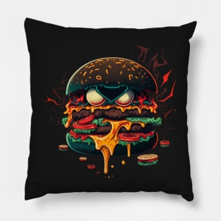 Savage Burger Pillow