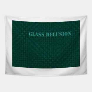 Glass Delusion pattern  - Green Tapestry