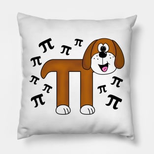 Pi Day Dog Math Teacher Mathematicians Pillow