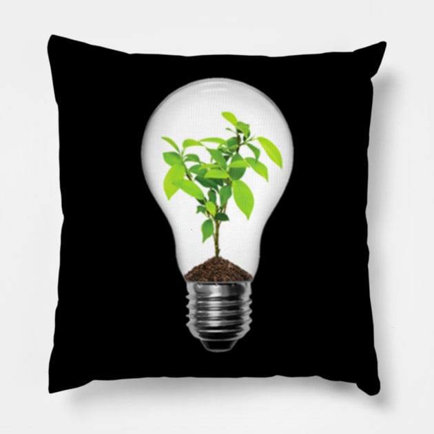 Bulb Design Pillow by uvipatel