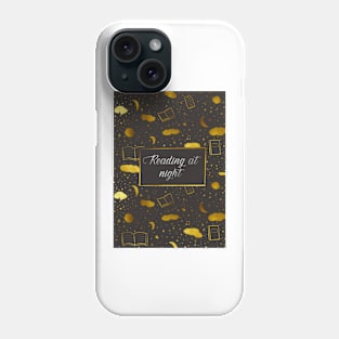 Reading at night Phone Case