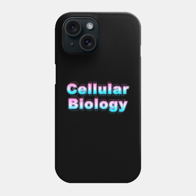 Cellular Biology Phone Case by Sanzida Design