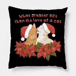 Cute Orange Christmas Cats Pillow