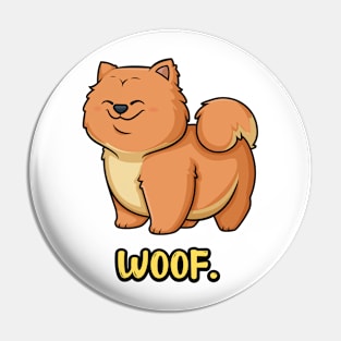 Chibi Kawaii Chow Chow Dog Pin