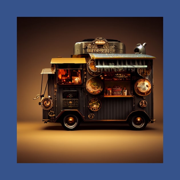 Steampunk Tokyo Ramen Food Truck by Grassroots Green