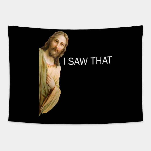 Jesus I Saw That Vintage Tapestry by Machtley Constance