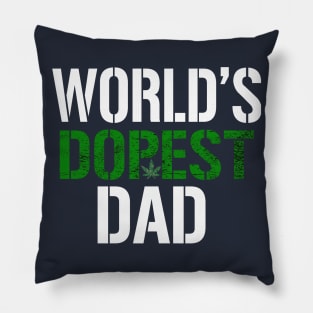 World Dopest Dad Pillow