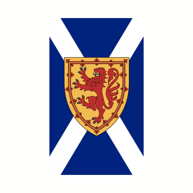 Royal Scottish Flag (vertical) by iaredios