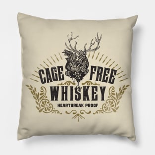 Cage Free Whiskey: Heartbreak Proof Pillow