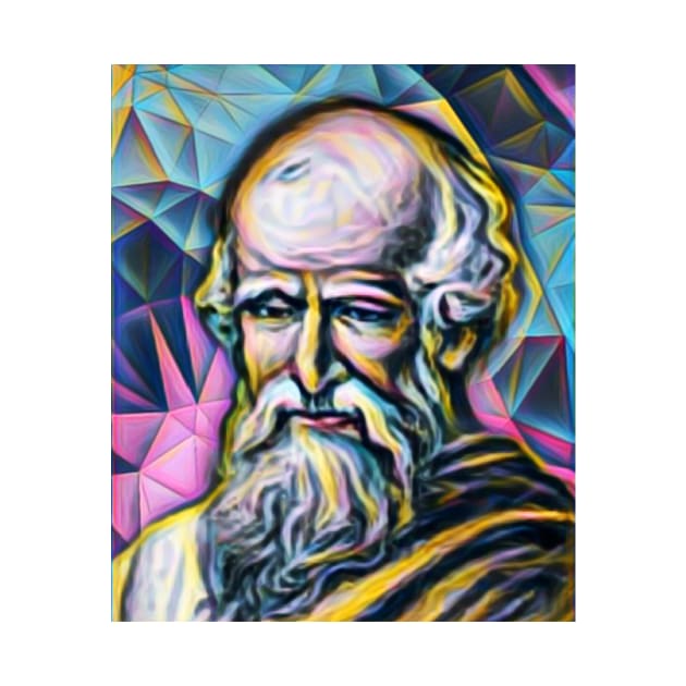 Archimedes Portrait | Archimedes Artwork 10 by JustLit