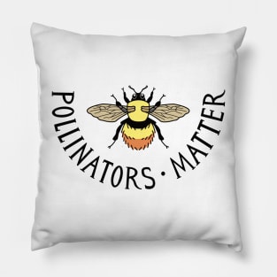 Pollinators Matter Bumblebee Pillow