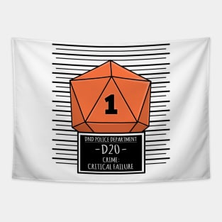 Dice Jail Funny Dungeons And Dragons DND D20 D1 Lover Tapestry