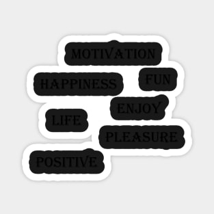 Gothic lettering stickers Magnet