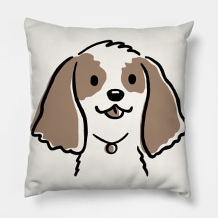 Cocker Spaniel Cartoon Dog Pillow