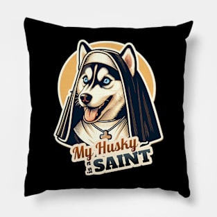Husky Nun Pillow
