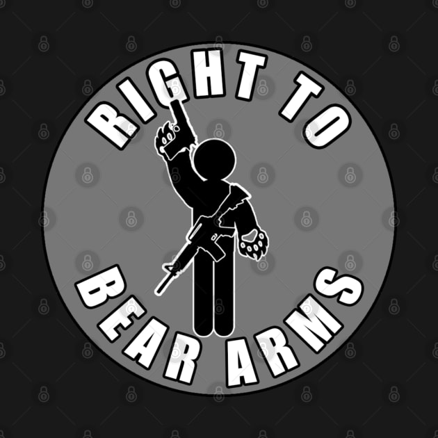 Right To Bear Arms by  The best hard hat stickers 