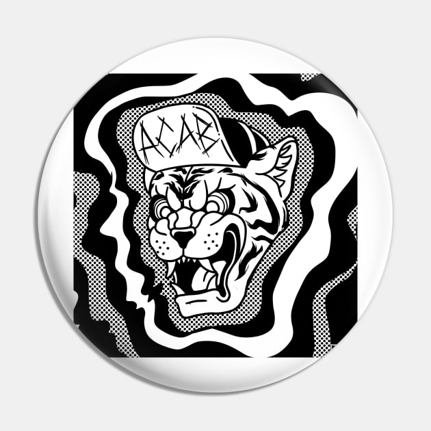 Trippy Tiger Pin by rioz