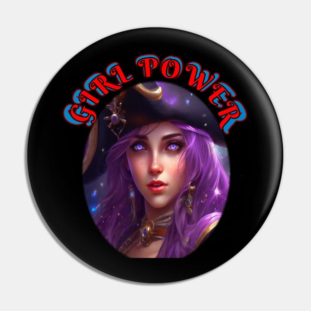 Girl power, violet eyed female pirate Pin by sailorsam1805