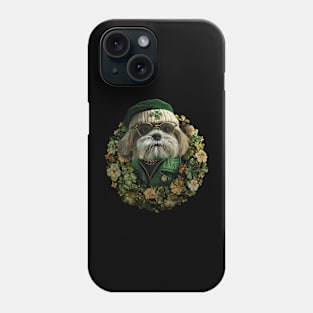 St Patricks Day Dog 1 Phone Case