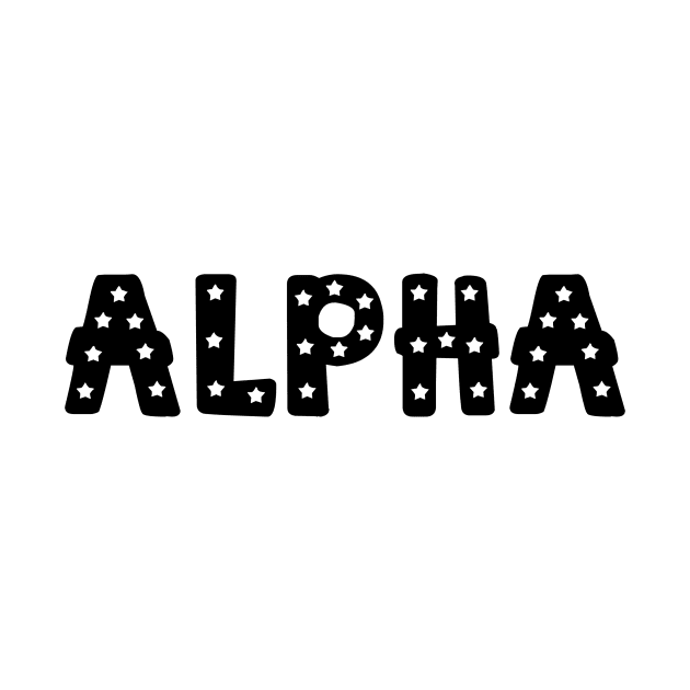 Alpha Star Letters by Rosemogo