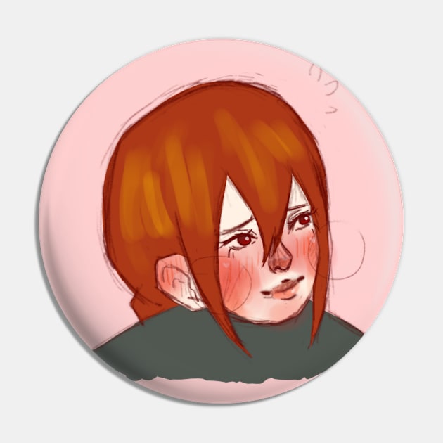 Shy girl Pin by Makira