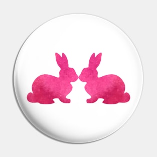 Pink Bunny Rabbit Pin