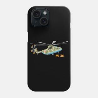 Russian Soviet Military Mi-26 Helicopter Phone Case