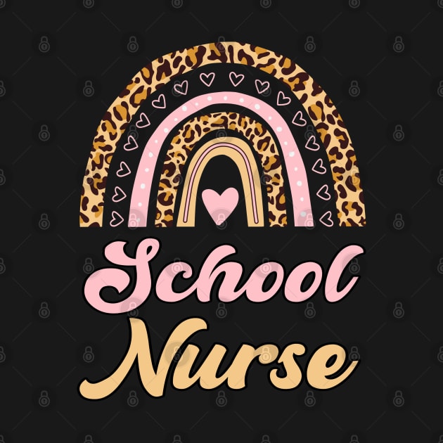Rainbow Retro School Nurse by Duds4Fun