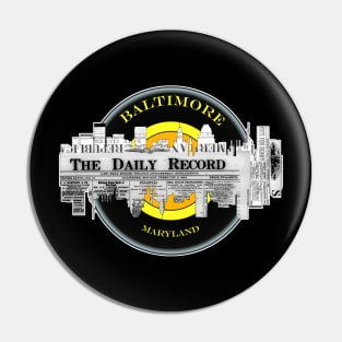 Baltimore Vintage News Skyline Pin