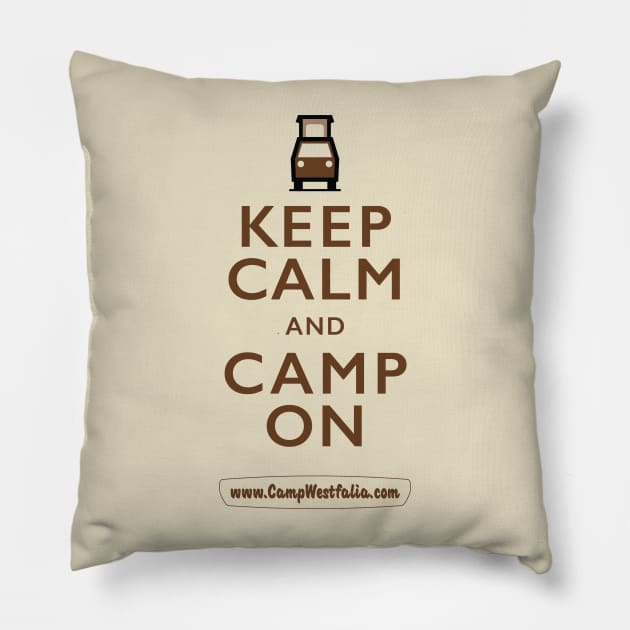 Camp On, light Pillow by CampWestfalia