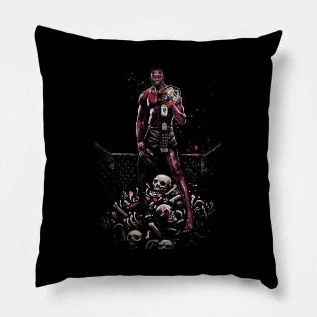 Jon Jones Dominance Pillow by shieldjohan